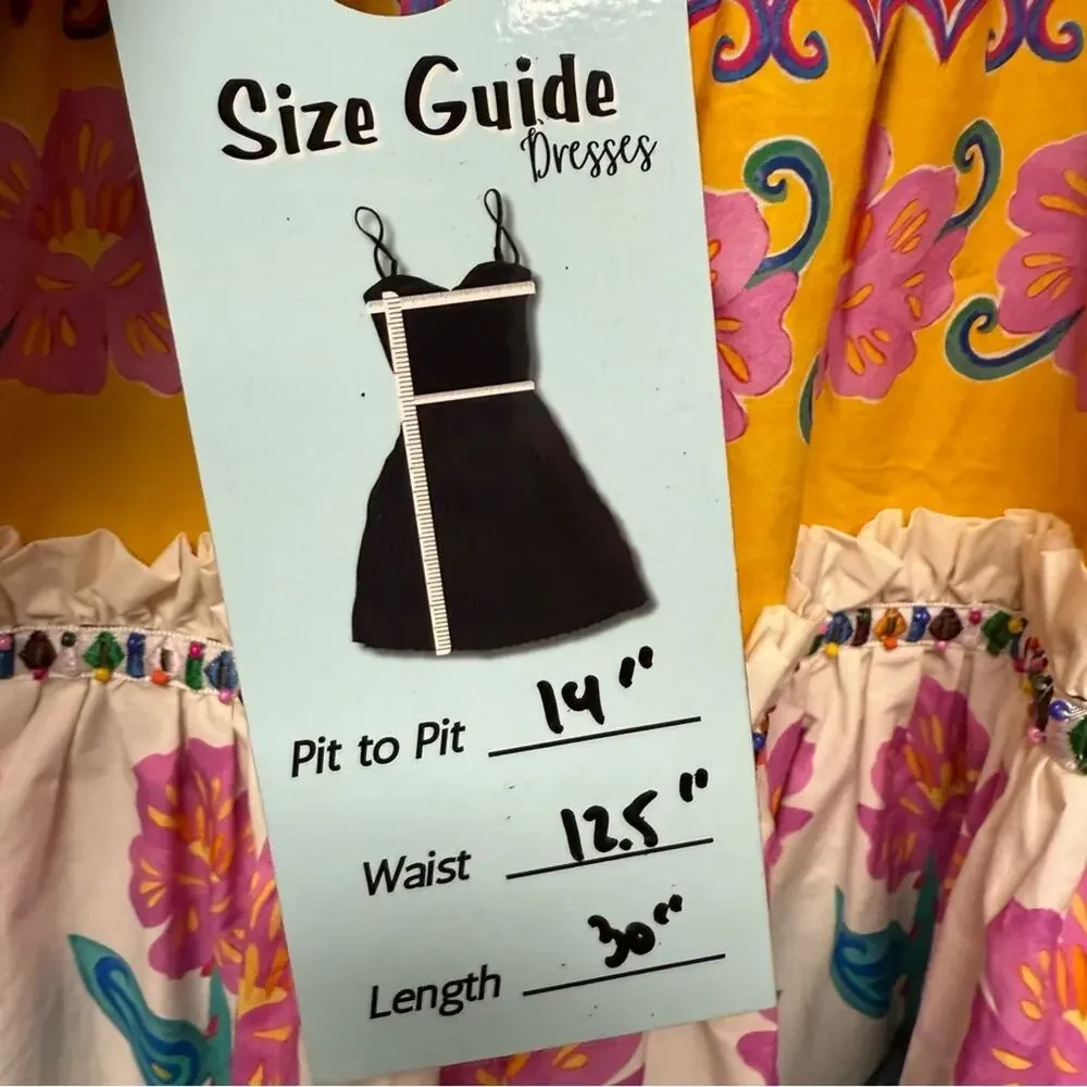 Farm Rio Vivid Garden Mini Dress